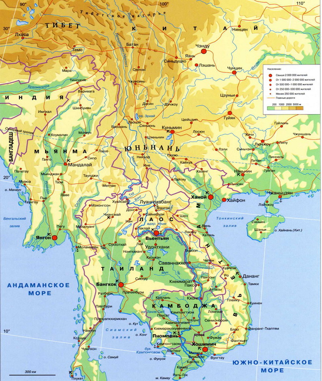 река Меконг карта